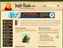 Tablet Screenshot of just-pooh.com